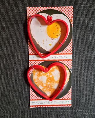 Set stampi in silicone a forma di cuore