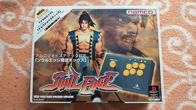 PLAYSTATION 1 ARCADE JOYSTICK SOUL EDGE + GIOCO