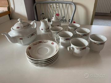 Servizio da tè in porcellana Tirschenreuth Bavaria