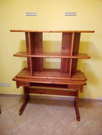 libreria con scrittoio 
