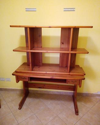 libreria con scrittoio 