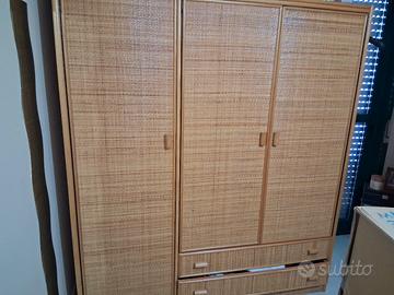 Armadio in rattan