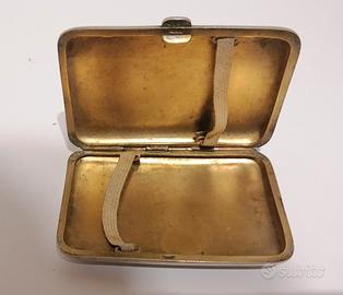 antico portasigarette in argento primi del 900