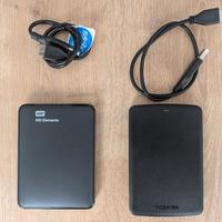 Hard disk esterno HDD  1TB Toshiba \ WD