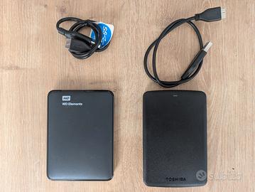 Hard disk esterno HDD  1TB Toshiba \ WD
