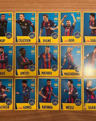 Card Panini Barca X Nesquik