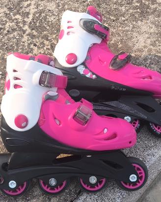 Pattini Rollerblade bambina 30-33 regolabili