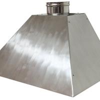 Cappa per barbecue in acciaio inox satinato