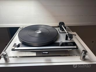 Giradischi Thorens TD 145 con plinto trasparente  			