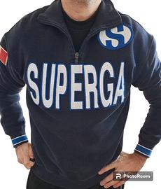 Felpa ROBE DI KAPPA Maglia Tuta Zip Maglione Felpa