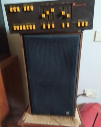 amplificatore e casse RCF