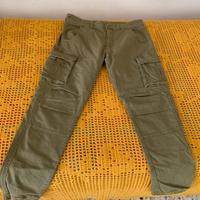 Pantaloni Gas verde militare taglia L
