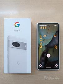 Google Pixel 7 bianco 128 GB + cover originale
