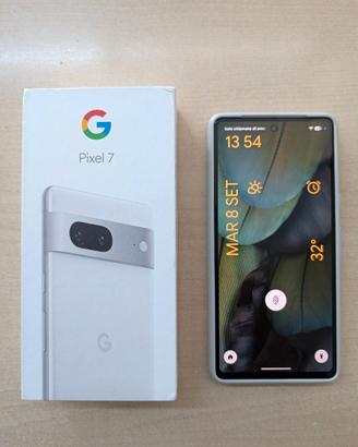 Google Pixel 7 bianco 128 GB + cover originale