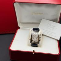 CARTIER TANK AMÉRICAINE ORO BIANCO 18KT FULLSET