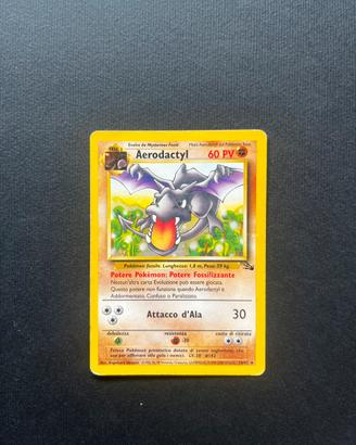 Carta Pokemon Aerodactyl Italiano Fossil 1999-2000