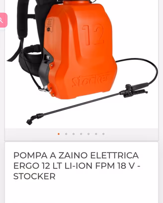 pompa a spalla stocker