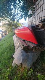 Canoa a 3 posti con remi e giubbotti 