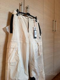 GUESS Pantaloni da neve/sci/snowboard – Bianco -L