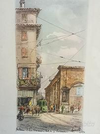 Osvaldo Bonelli:  Milano – Colonne di San Lorenzo