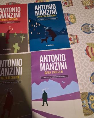 Libri racconti Antonio Manzini Rocco Schiavone