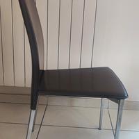 6 Sedie Calligaris cuoio