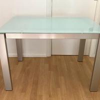 Tavolo Design Calligaris allungabile vetro acciaio