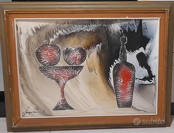 Quadro a olio di Sage Vernis Gino Falzon 