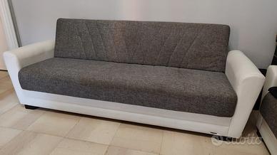 DIVANO LETTO 3 POSTI CON CONTENITORE