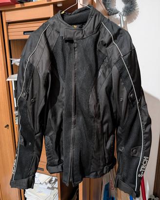 Giubbino moto traforato estivo
