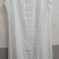 Abito in lino bianco