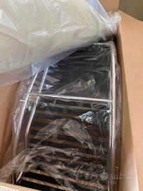 Chaise longue cinghie piatte come l'originale