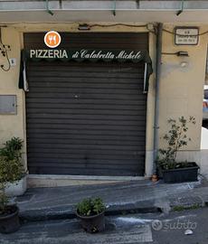 Bottega adibita a pizzeria