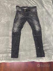 Jeans Dsquared2 nero taglia EU 46
