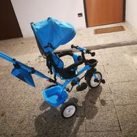 Triciclo per bambini super accessoriato