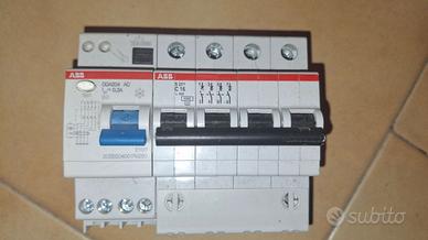 INTERRUTTORE MAGNETOTERMICO DIFFERENZIALE 4 X 16A