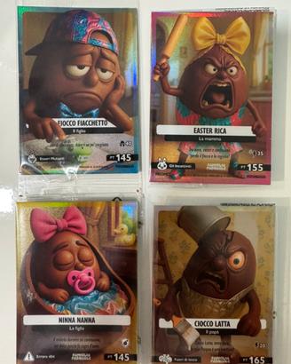 Set completo della famiglia pasquale brainrot