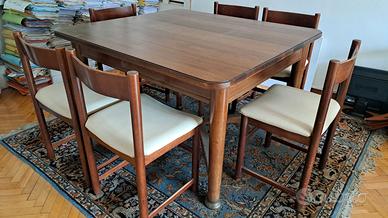 tavolo quadrato 6 sedie