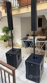 Coppia RCF Evox 12 con cover originali