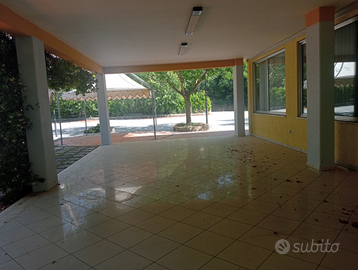 Grande locale commerciale con corte esterna