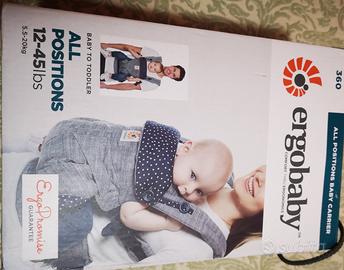 MARSUPIO NEONATI ERGOBABY 360 ALL POSITIONS 5,5-20