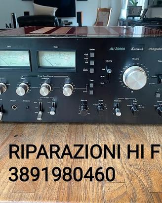 Riparazione/revisione impianti hi fi vintage 