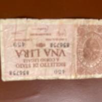 Una lira  1944