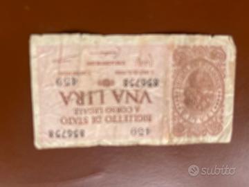 Una lira  1944