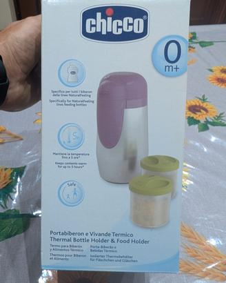 Portabiberon e Vivande Teemico Chicco NUOVO