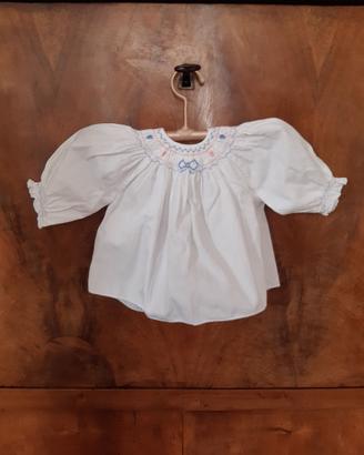 Coprifasce in piquet anni 50 con punto smock
