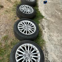 4 cerchi originali Audi da 16 4 gomme estive e