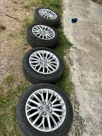 4 cerchi originali Audi da 16 4 gomme estive e