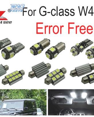 KIT 13 LAMPADE LED INTERNE MERCEDES CLASSE G W463 