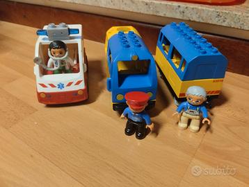 Lego duplo trenino e ambulanza